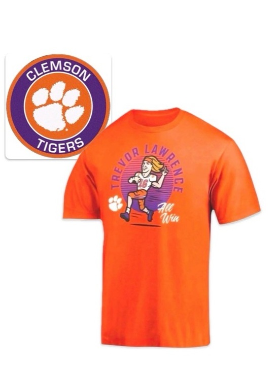 Fanatics Other - NWT [Fanatics] Clemson Tigers NCAA Trevor Lawrence “ALL WIN” Graphic Tee Men’s L